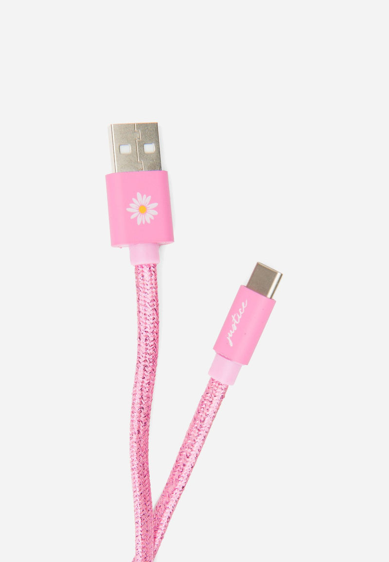 3 Foot USB-C Girls Charging Cable | Shop Justice
