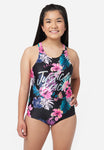 Girl Graphic Racerback One piece Swimsuit