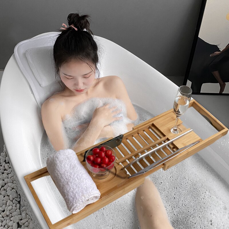 Bath Pillow And Bath Caddy Bundle By LuxeBath™ + Free Gift – LuxeBath.co