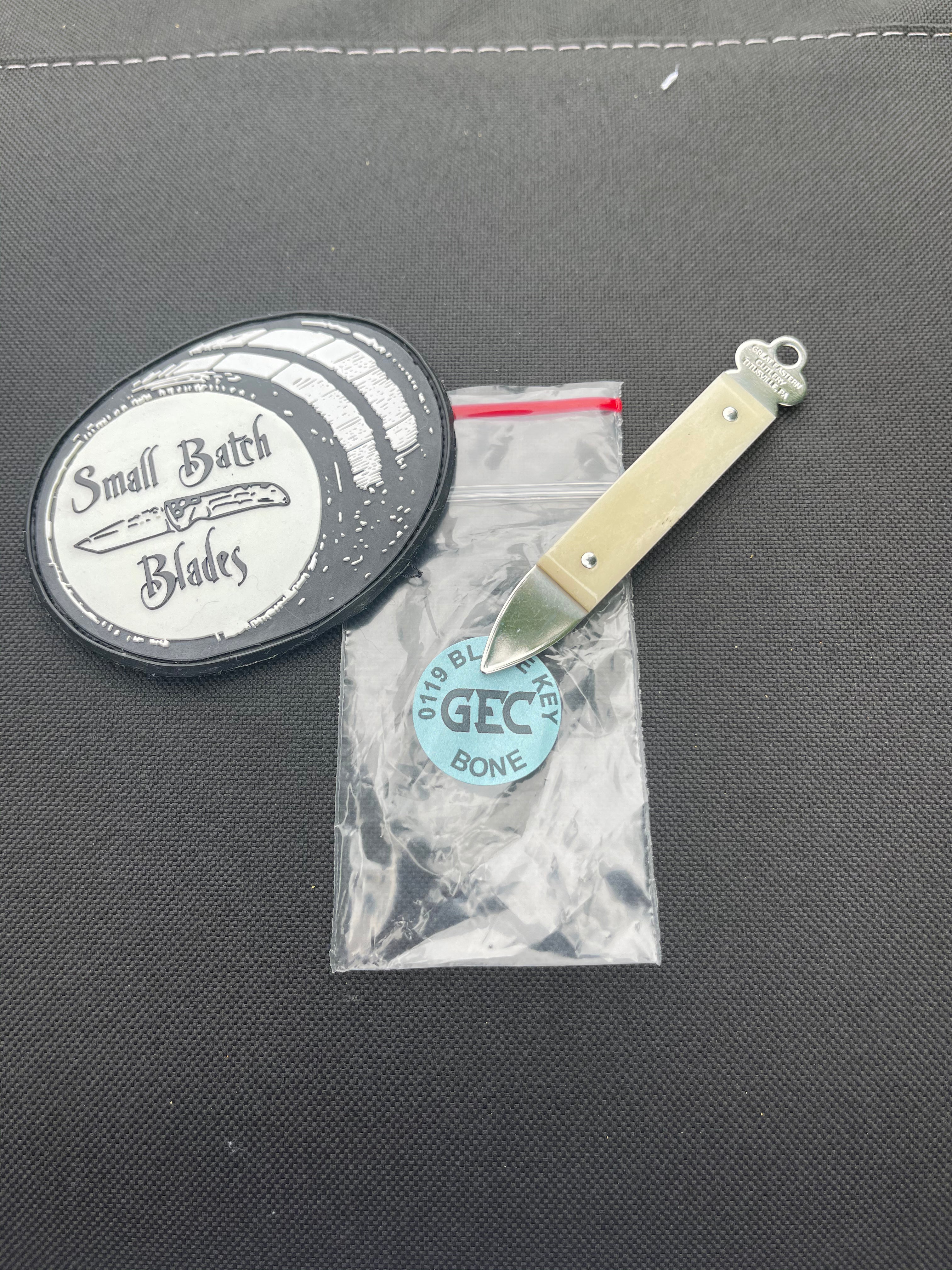 GEC 0119 Blade Key Bone Handle from Rendezvous 2022