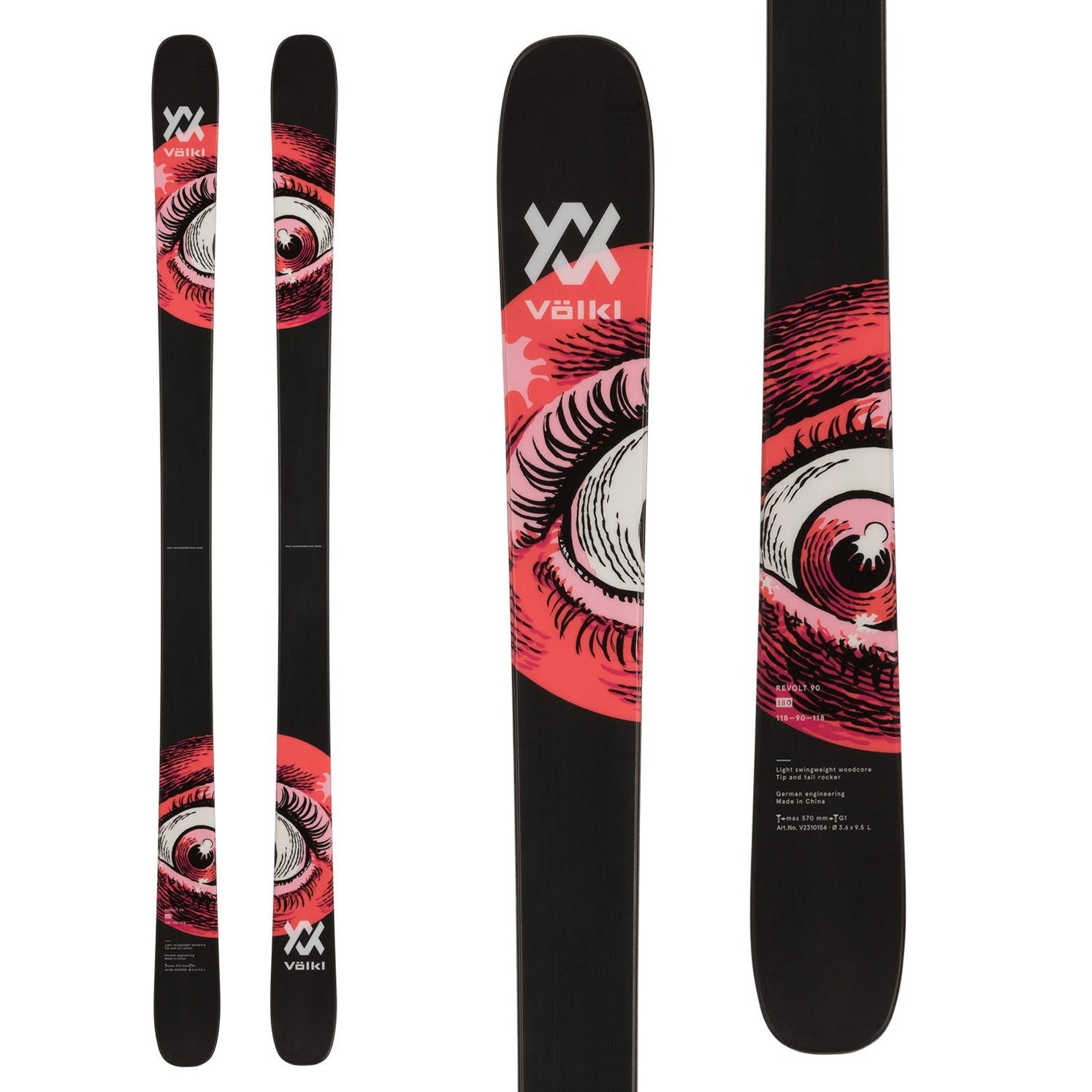 Volkl Revolt 90 Skis Men's 2024 Arlberg Ski & Surf