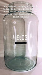 Large glass jar for breeding Scoby