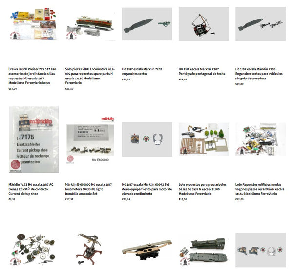 repuestos recambios trenes electricos a escala iberplace