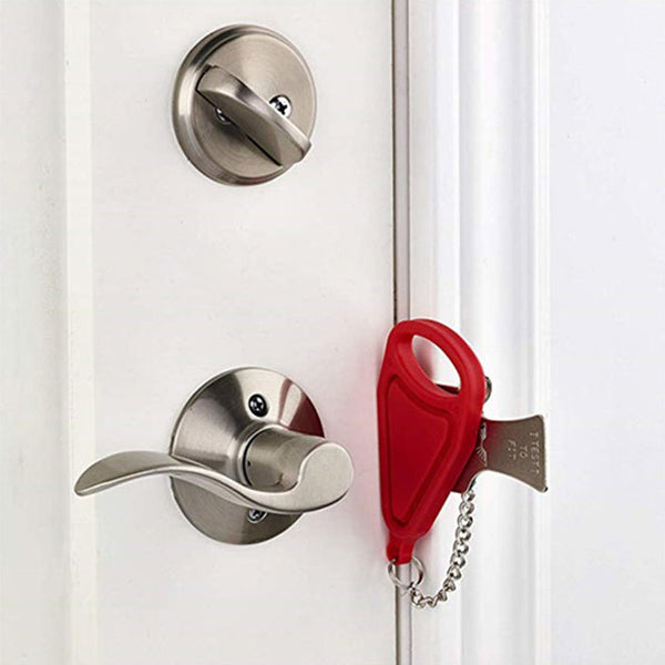 portable door lock for hotel room