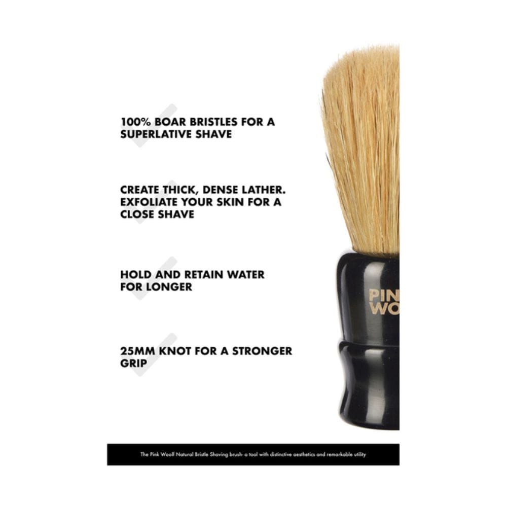 Shaving brush White Walker SBB51White Black Boar Hair  Best Razor  for man  Pearlshaving