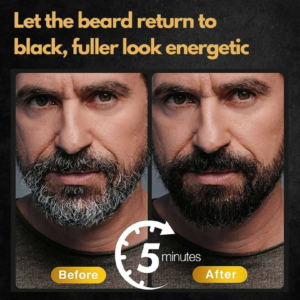Men Black Beard Simple Hair Dye Color Shampoo Permanent Darkening Hair  Coloring  eBay