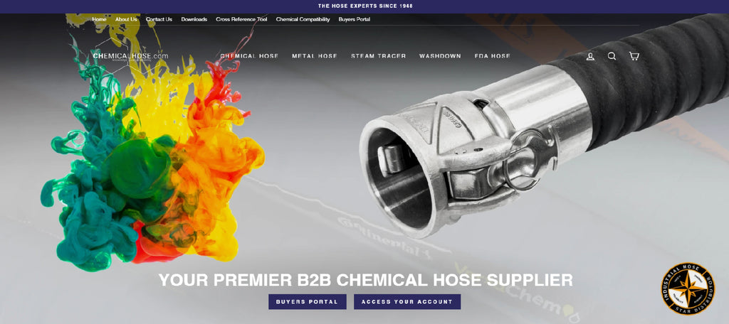eCommerce Website Build Chemical Hose