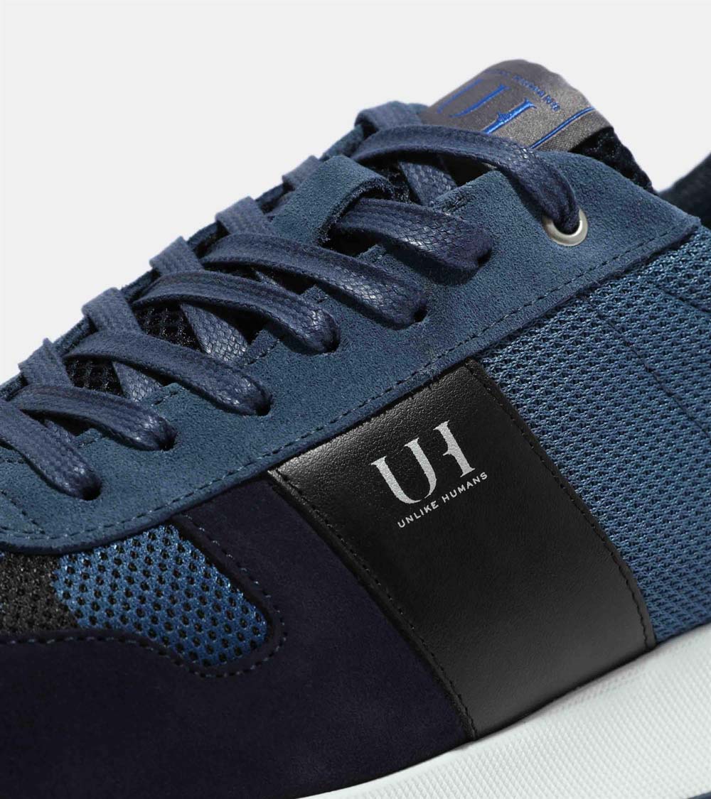 UHF04 RUNNER | NAVY BLUE CAMO MESH