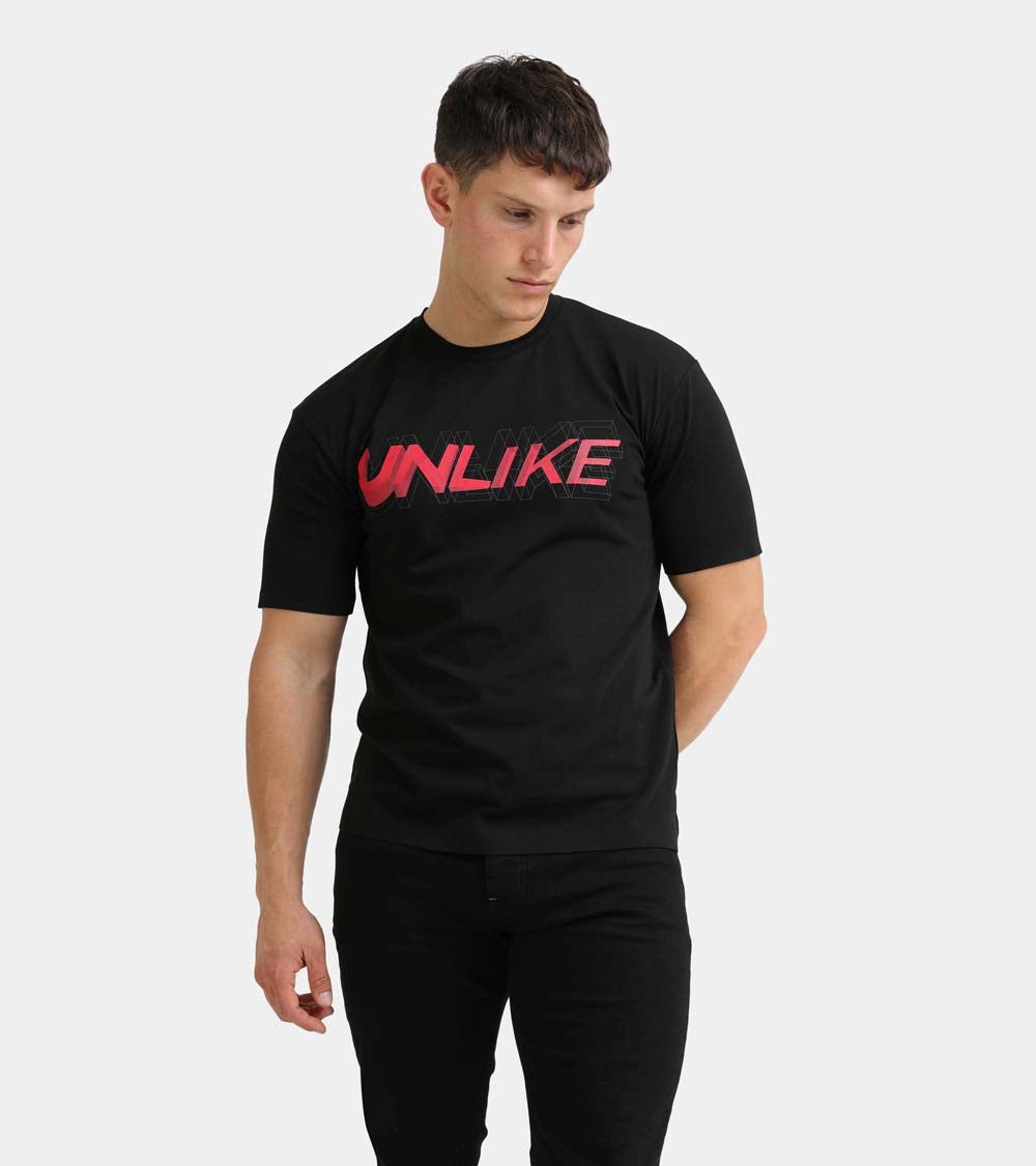 Unlike Humans UH09 3D Wire Frame T-Shirt 