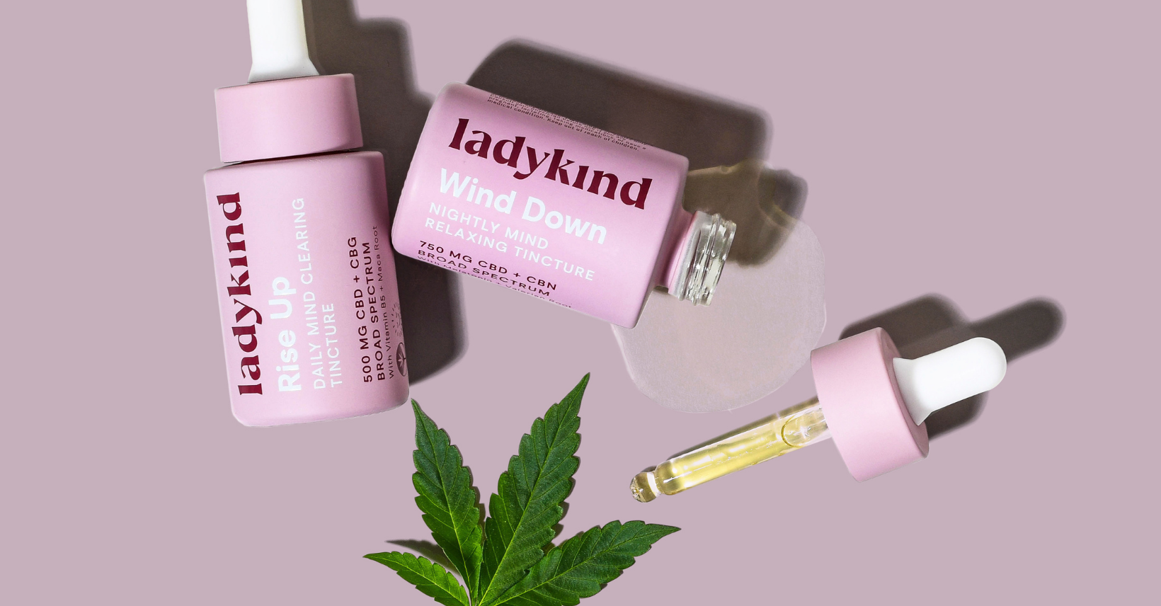 Ladykind cbd oil for women with maca root and valerian root