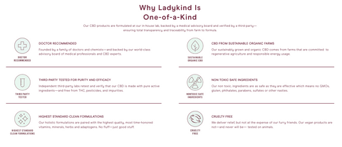 what sets ladykind apart from other cbd products