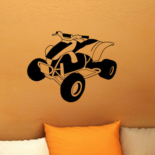 ATV 4 Wheeler Vinyl Decor Decal Art Wall Sticker – KisCus