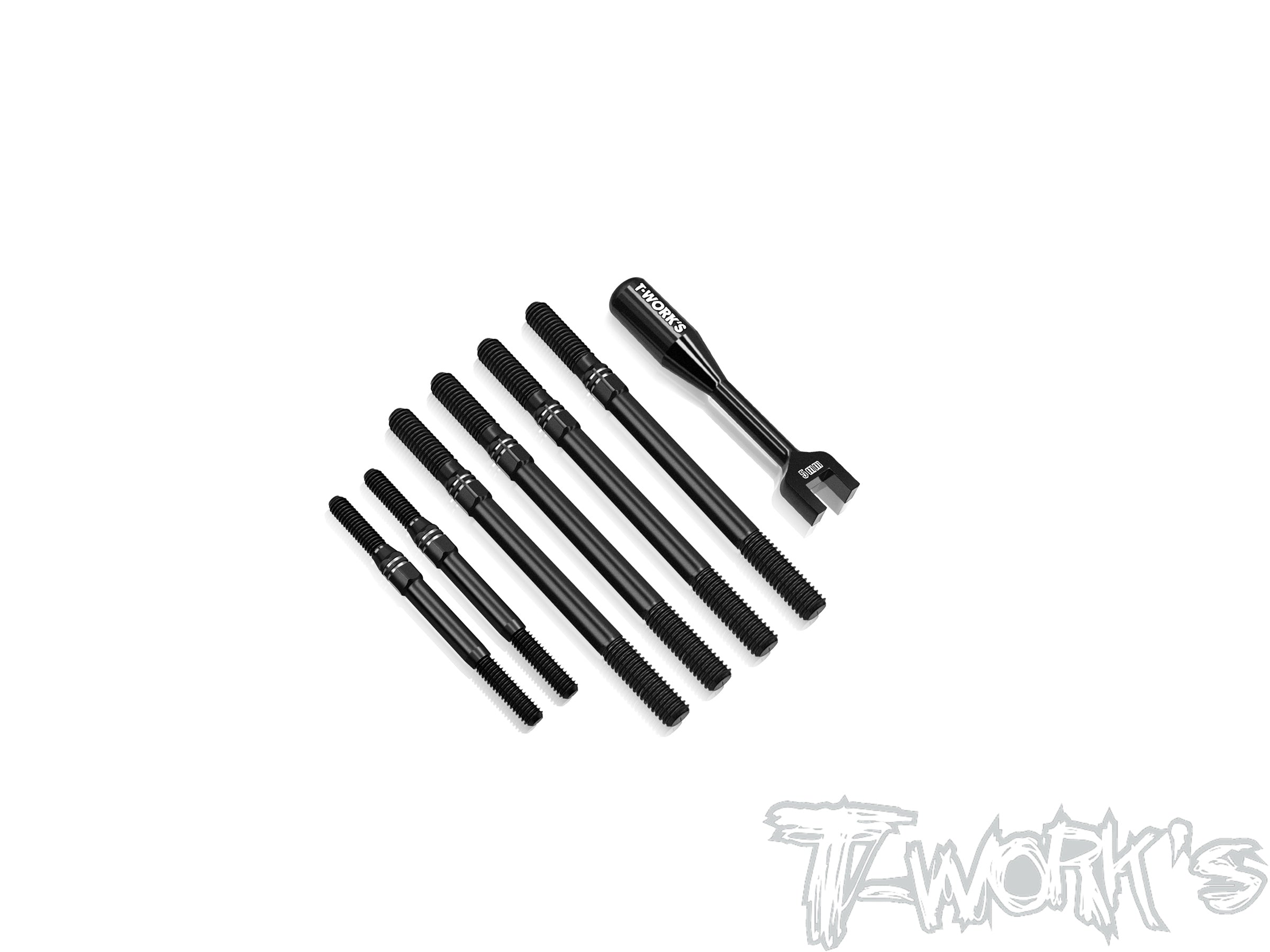 TBB-EB482.2 64 Titanium Black Coating Turnbuckle Set( For Tekno EB48 2.2 )