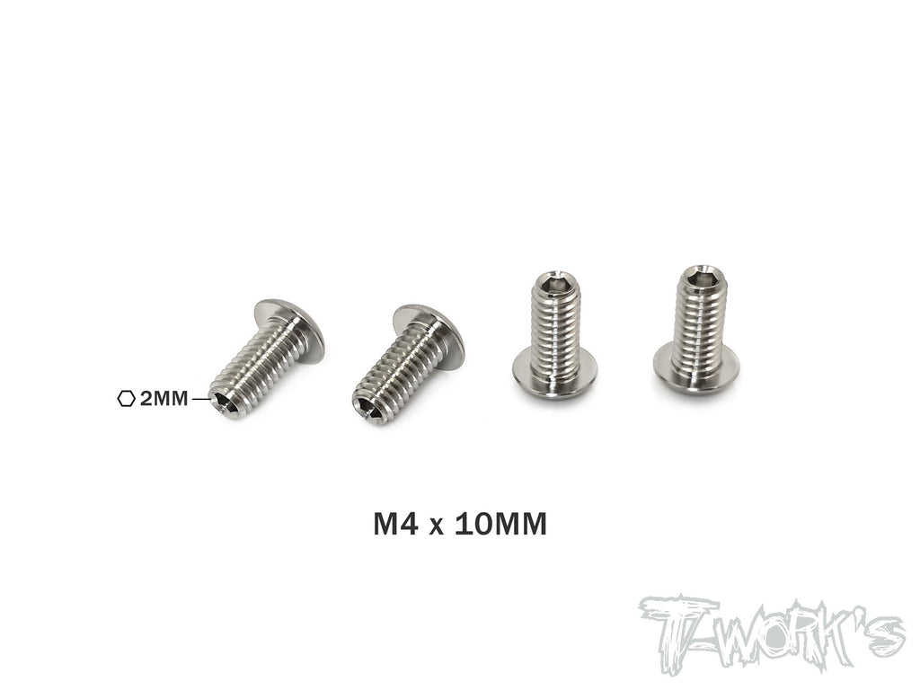 TP-087 64 Titanium Down Stop Screws  4pcs.