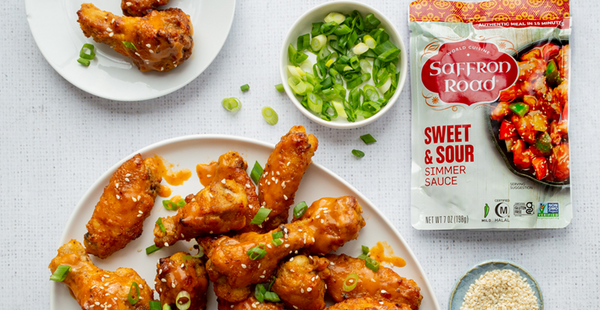 Sweet and Sour Oven-Fried Chicken Wings