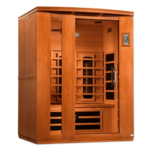 Lugano 3 Person Near Zero Full Spectrum Infrared Sauna, DYN-6336-03 FS