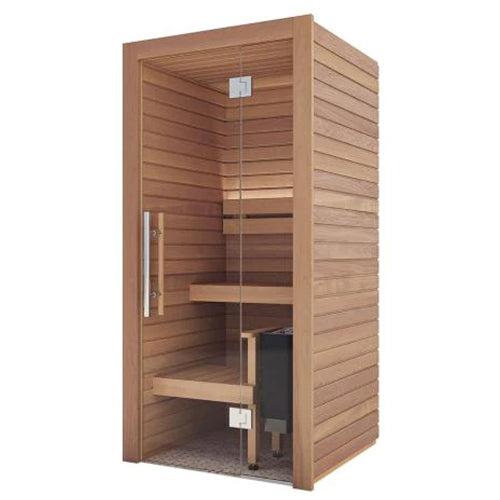 Auroom Cala Glass Mini Traditional 1 Person Sauna