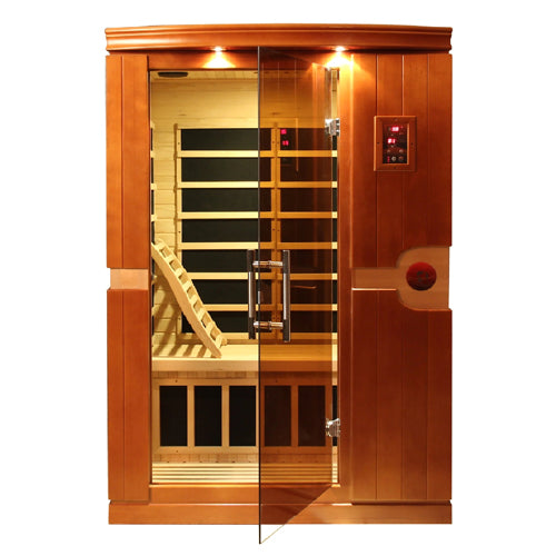 Dynamic Saunas Venice 2 Person with its door open