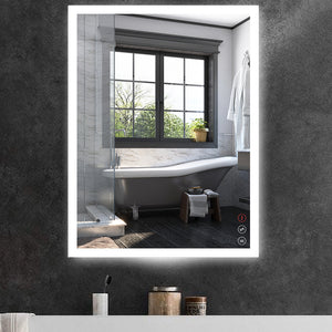 hauschen led bathroom wall mounted mirror