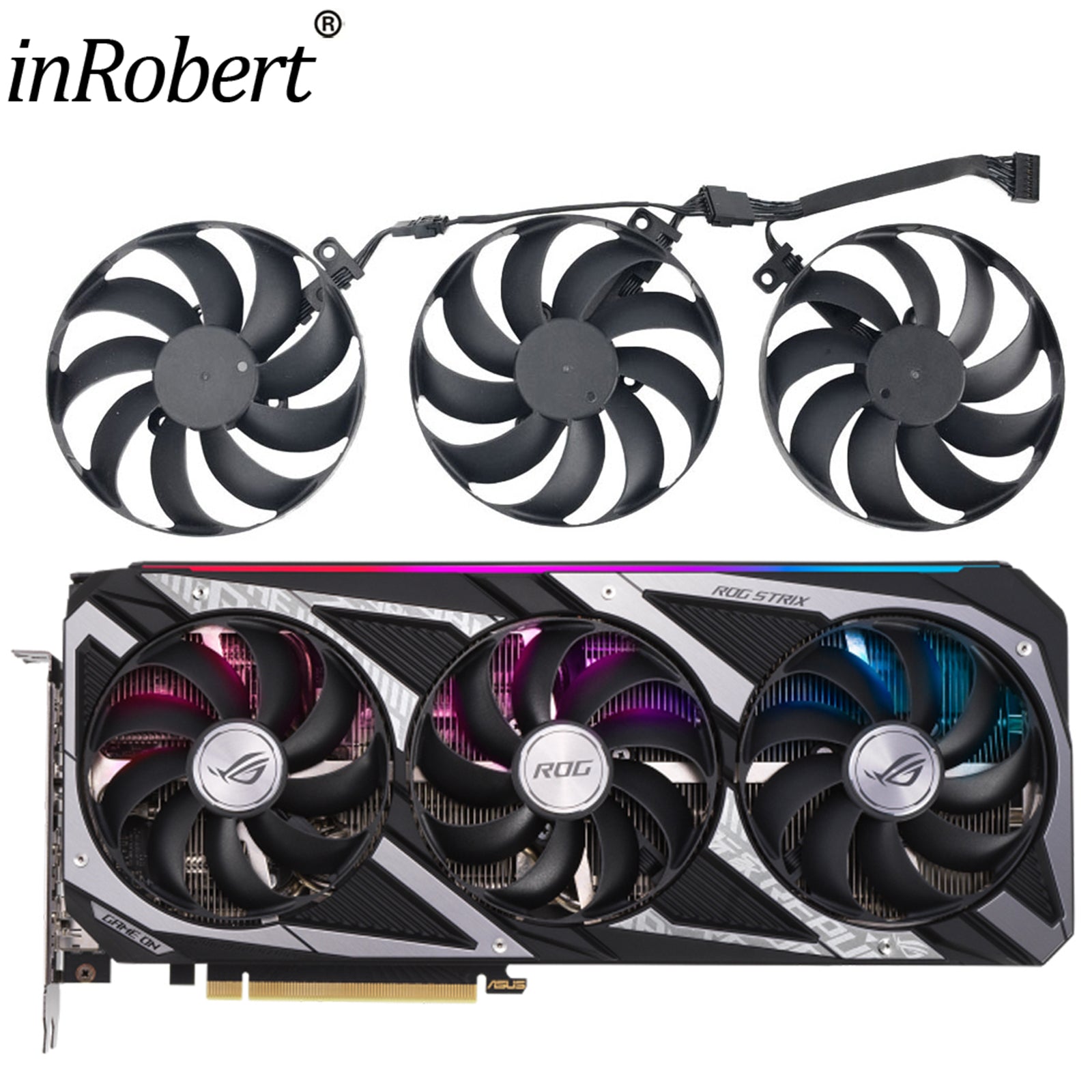 88MM T129215BU RTX3050 RTX3060 Graphics Card Cooling Fan For ASUS ROGSTRIX RTX 3060 O12G V2 GAMING Cooling Graphics Fan