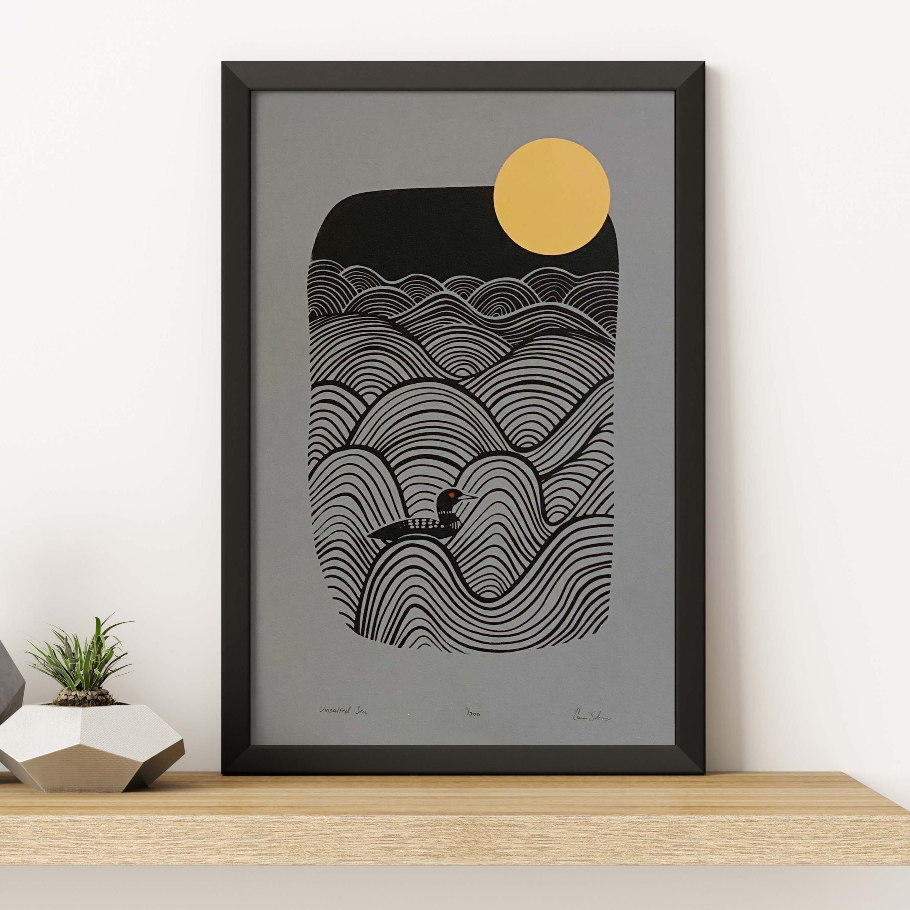 NAIJEL GRAPH x WIND AND SEA Silk Screen版画 - pure-home.eu