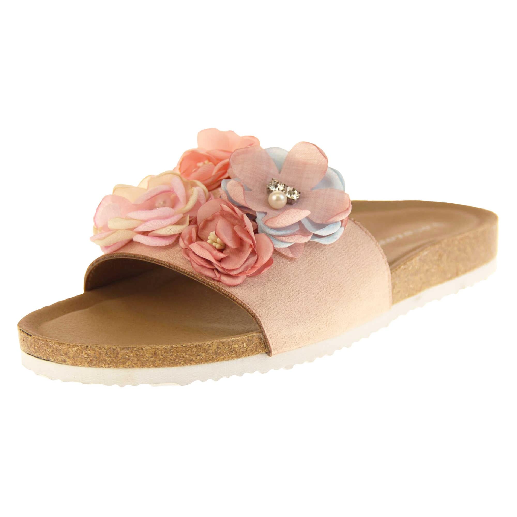 Ladies Flower Sandals - Temu