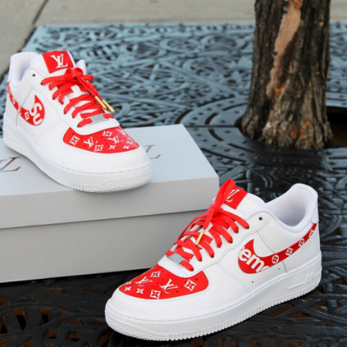 Nike Air Force 1 - Custom Supreme x LV 