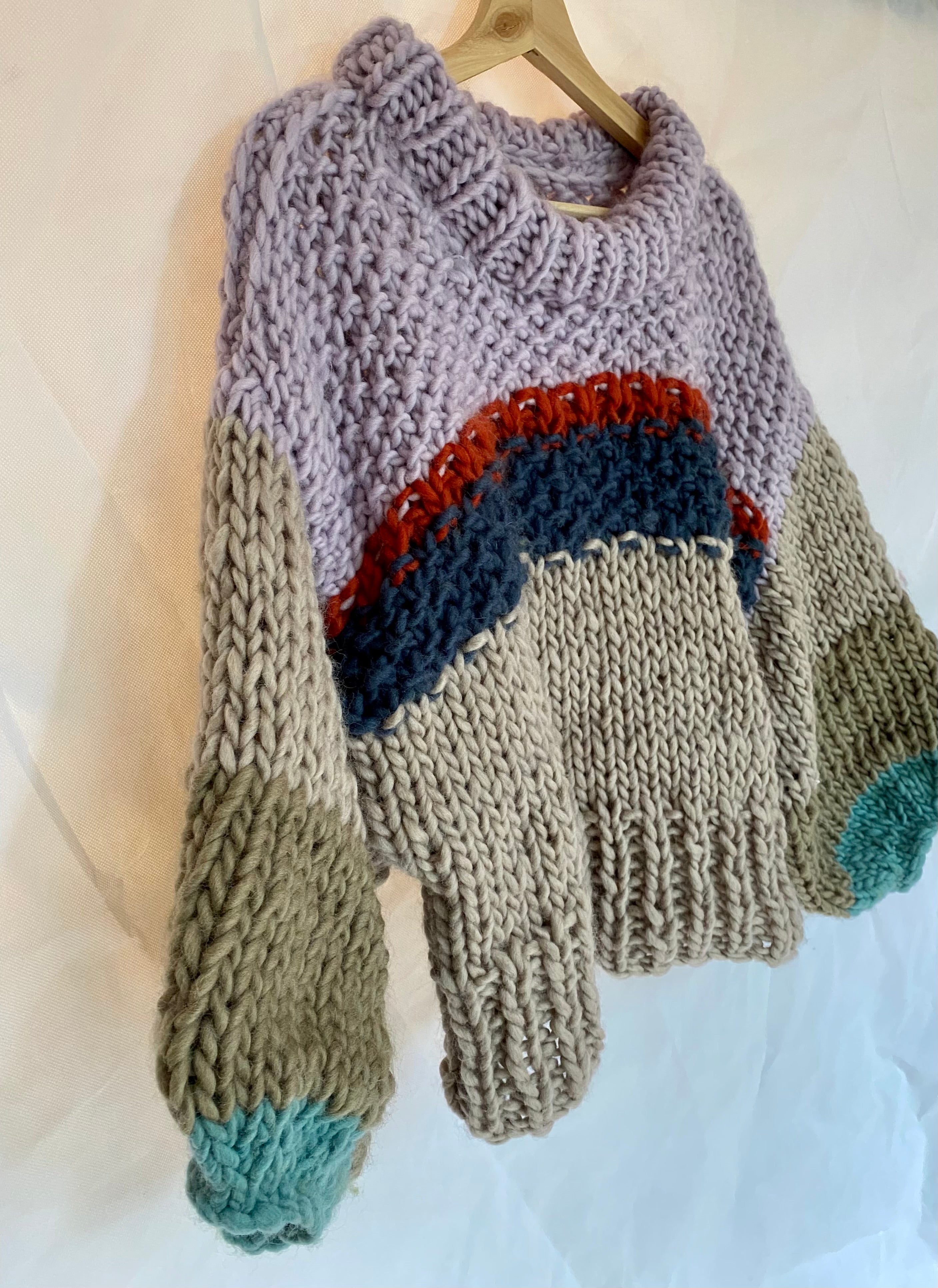 VALENTINA Chunky Knit Wool Sweater – Gina Marostica