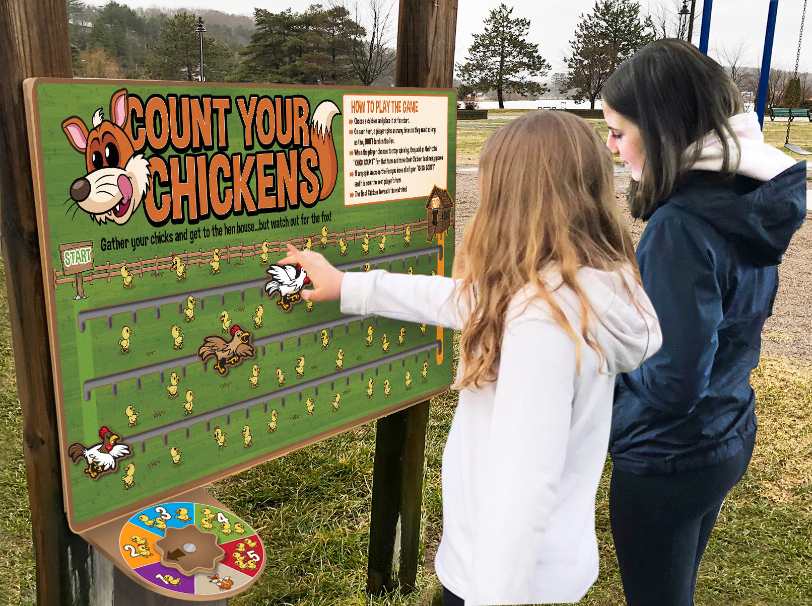 Count your chickens (Spin & Slide)
