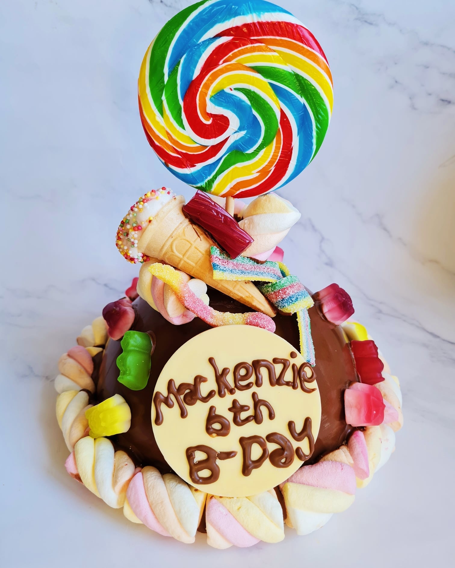 Lollipop Smash Cake 900g Lil Sprinkles Bakery