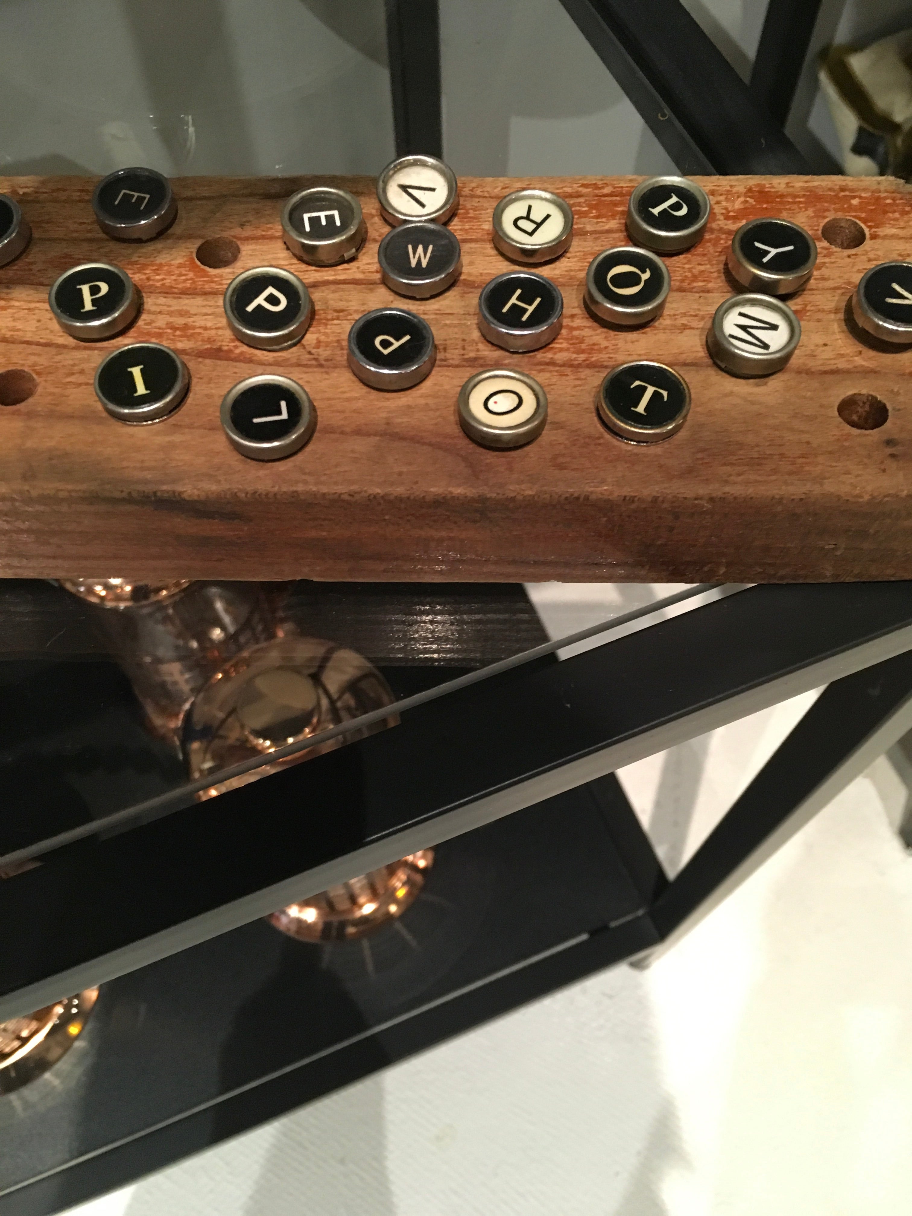 Antique Typewriter Cufflink