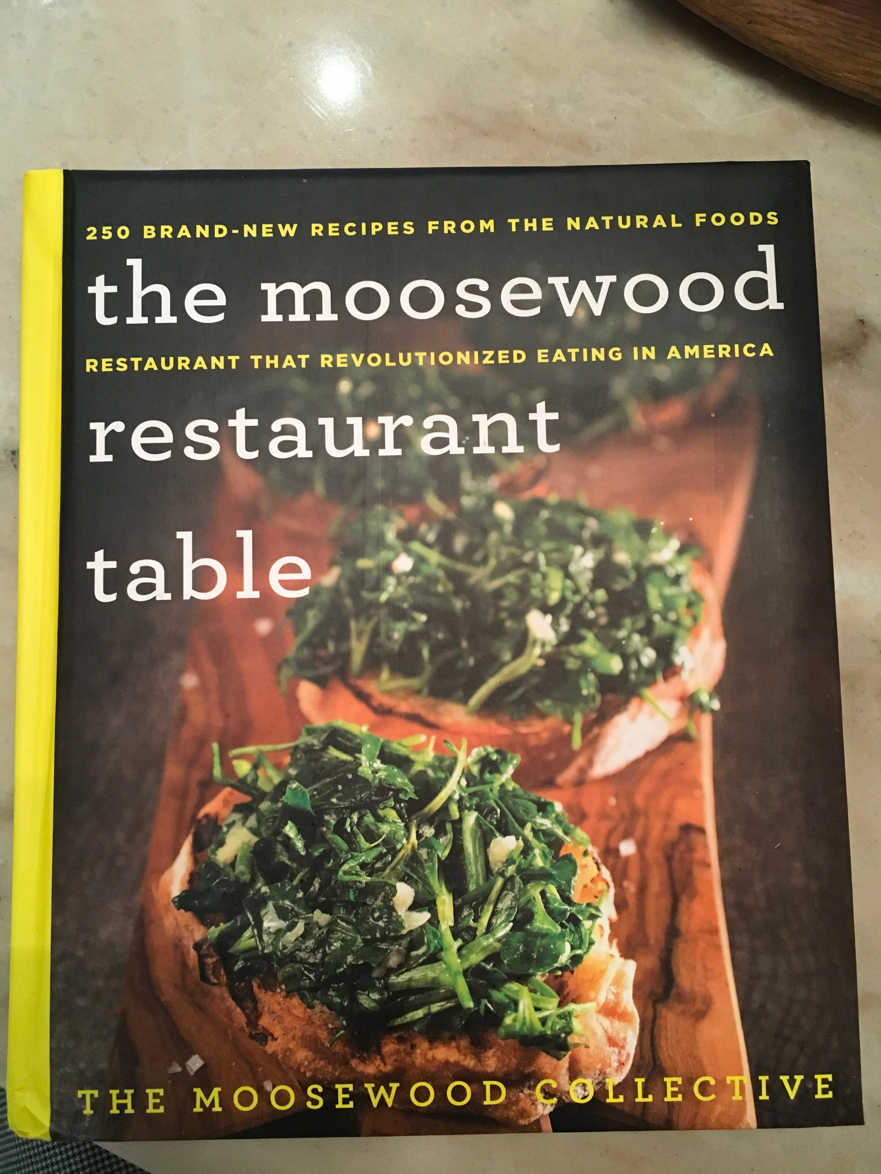 The moosewood restaurant table