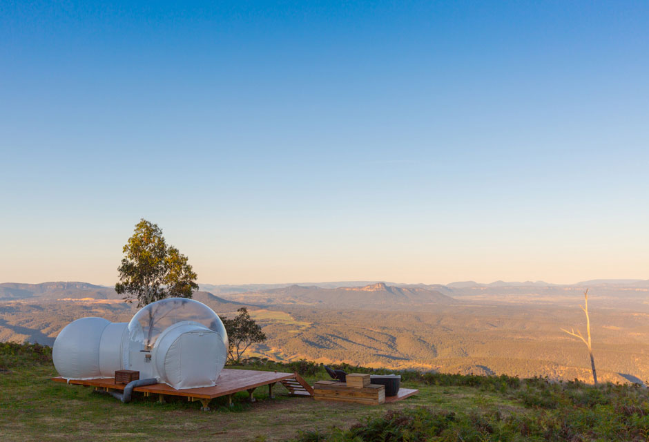 The Most Romantic Places to Propose in Sydney - Bubble Tent, Capertee Valley