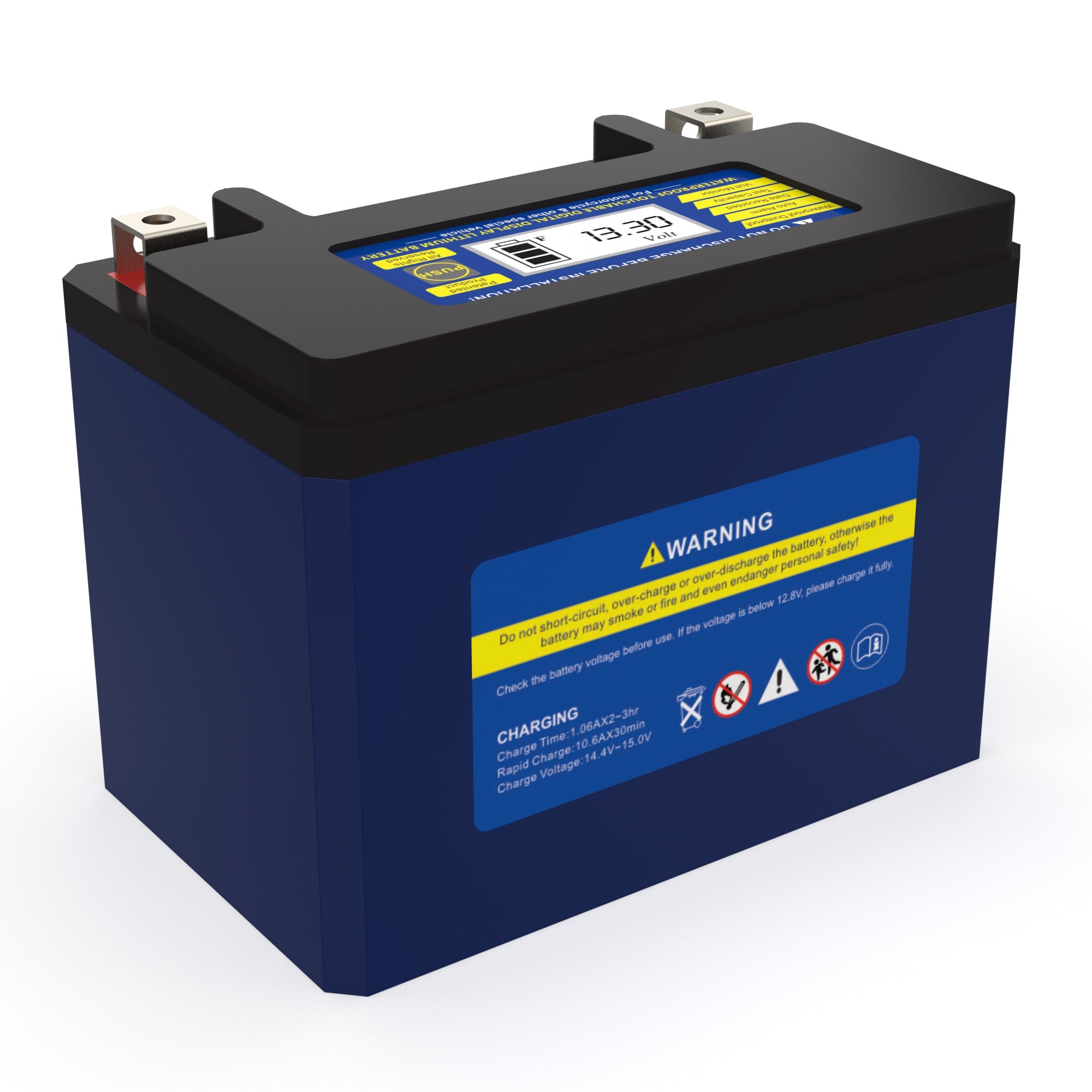 PowerTex Batteries YTX4L-BS LiFePO4 Lithium Iron Phosphate Motorcycle Battery