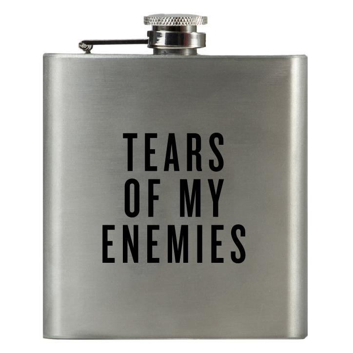 Comments From The Other Side - vs Sixers, Home, 12/20/21 Tears_Of_My_Enemies_Funny_Military_Gift_Flask_724x