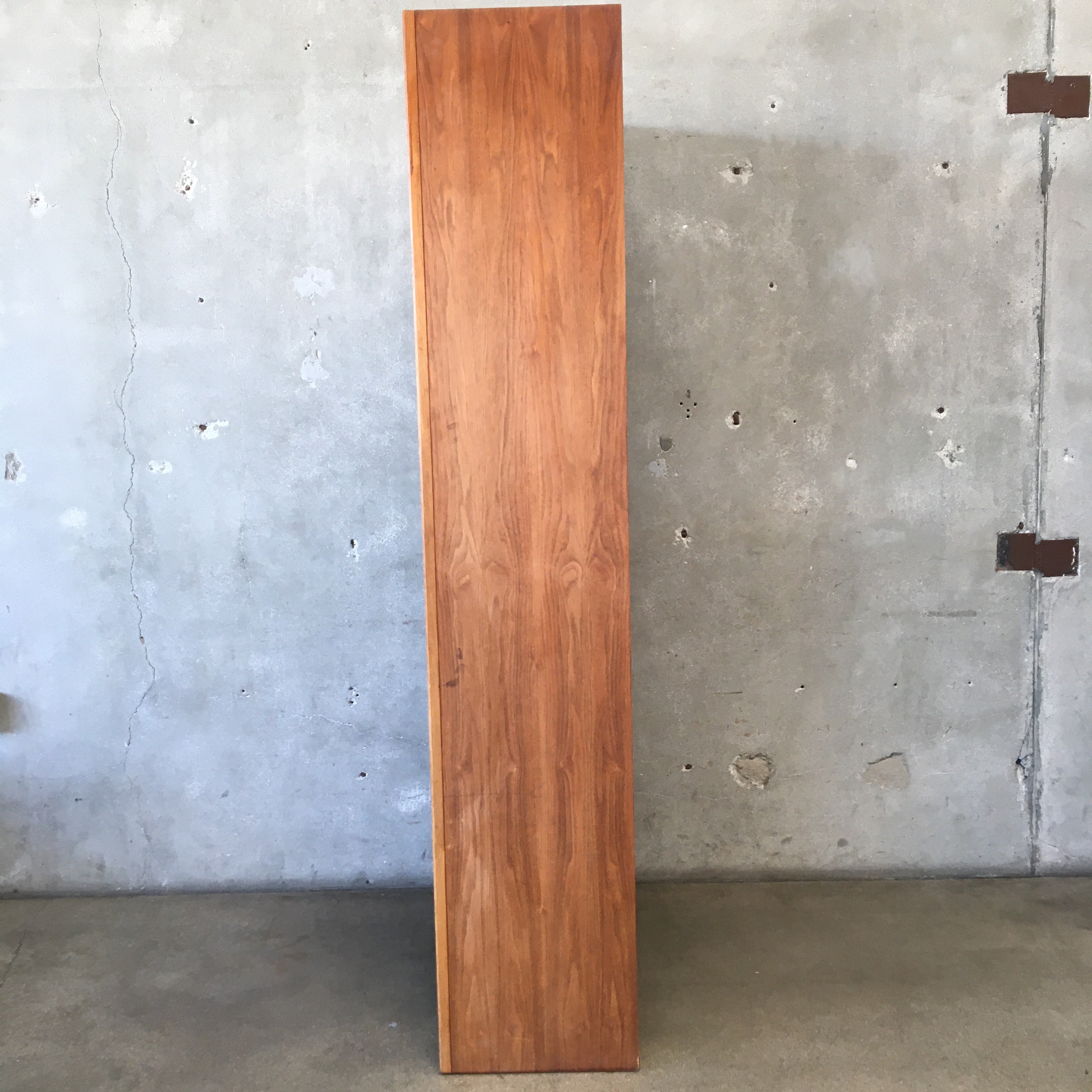 Mid Century Modern Walnut Bookcase With Adjustable Shelves