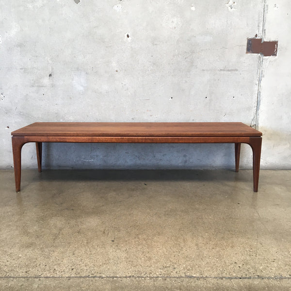 Vintage Mid Century Modern Walnut Coffee Table