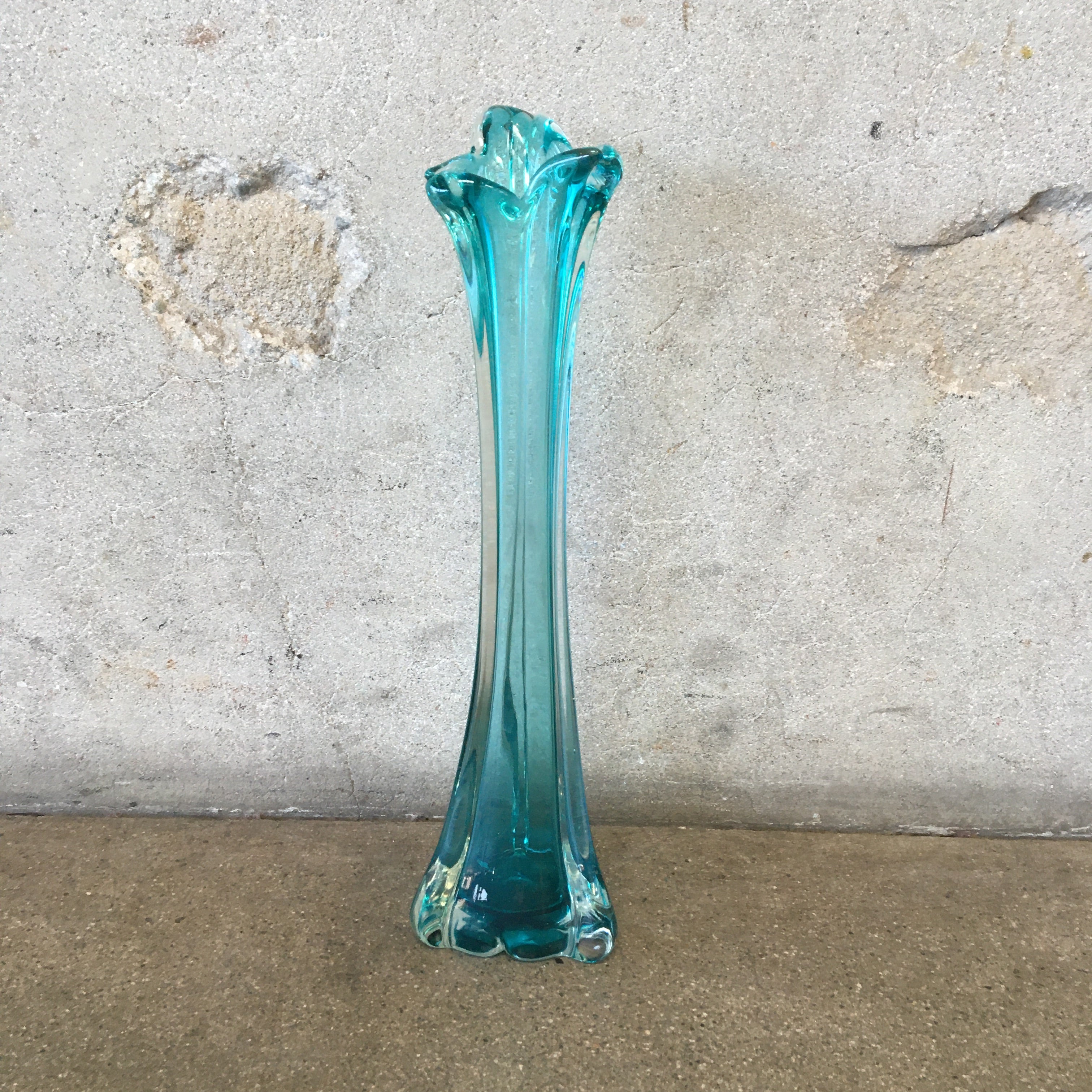 Vintage Blue & Vase