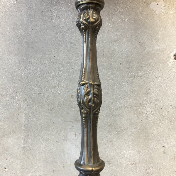 Victorian Style Floor Lamp With Custom Shade