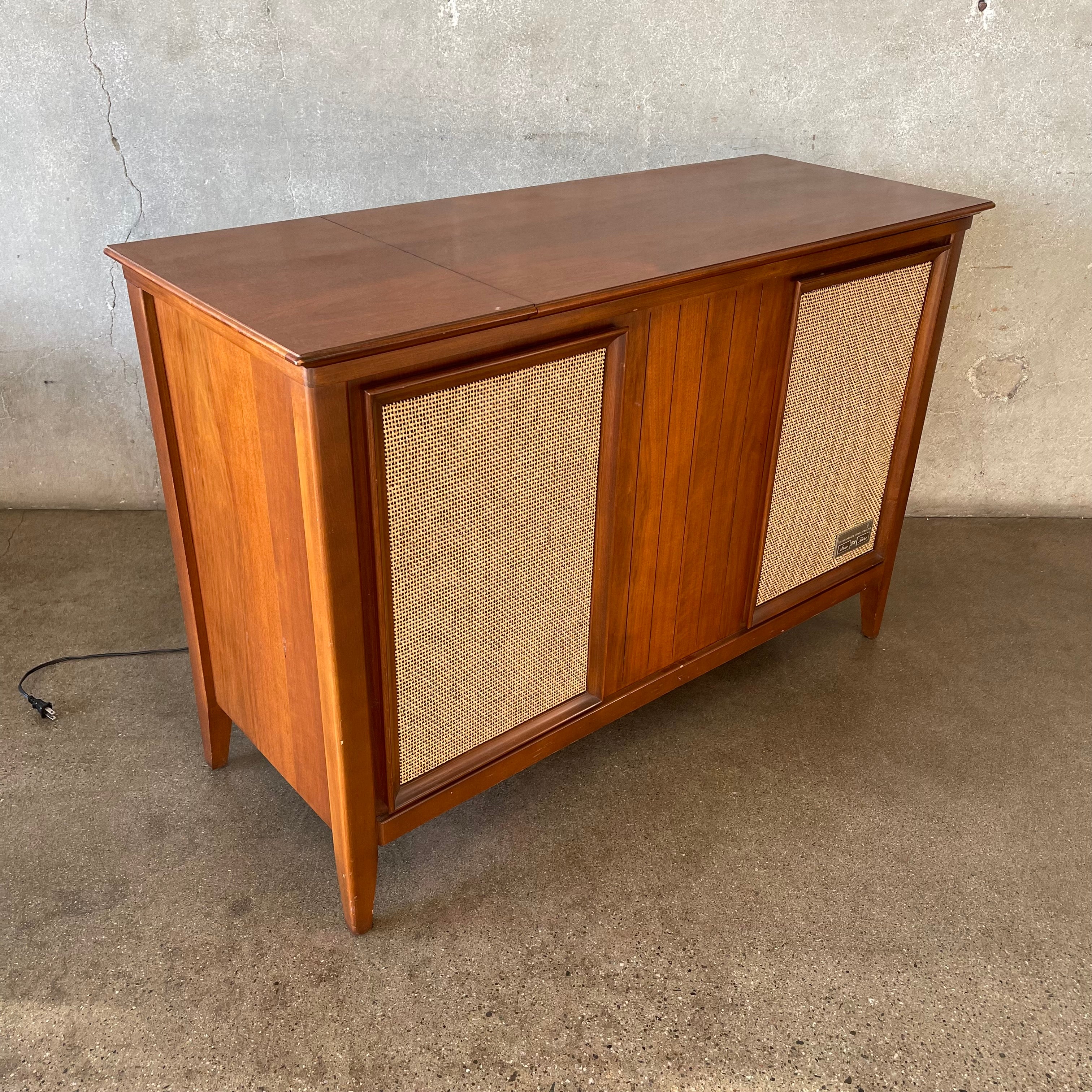 Mid Century Modern Stereo Console by Zenith