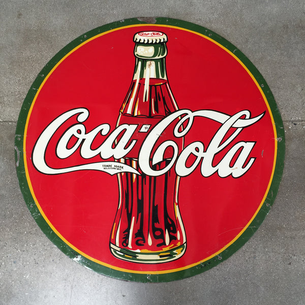 1938 Vintage and Rare Tin Coca Cola Sign – UrbanAmericana