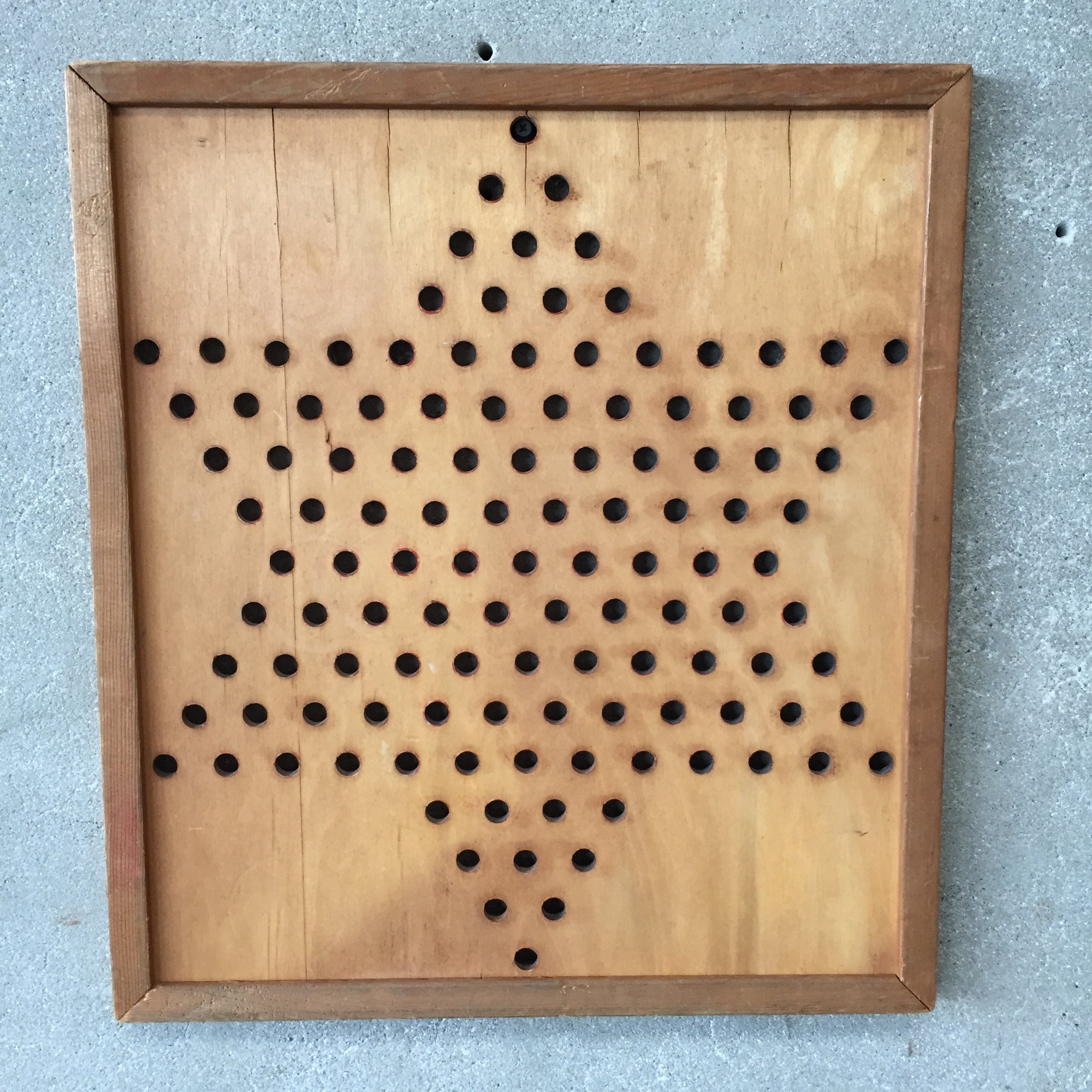 vintage chinese checkers board