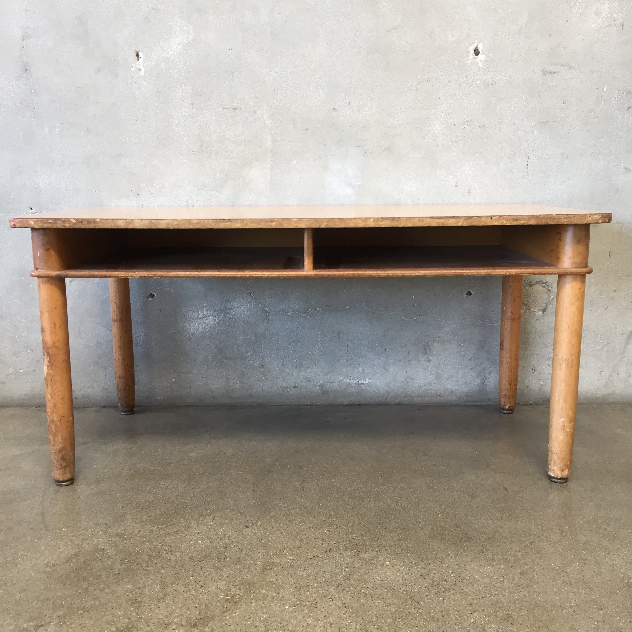 Vintage Children S Double School Desk