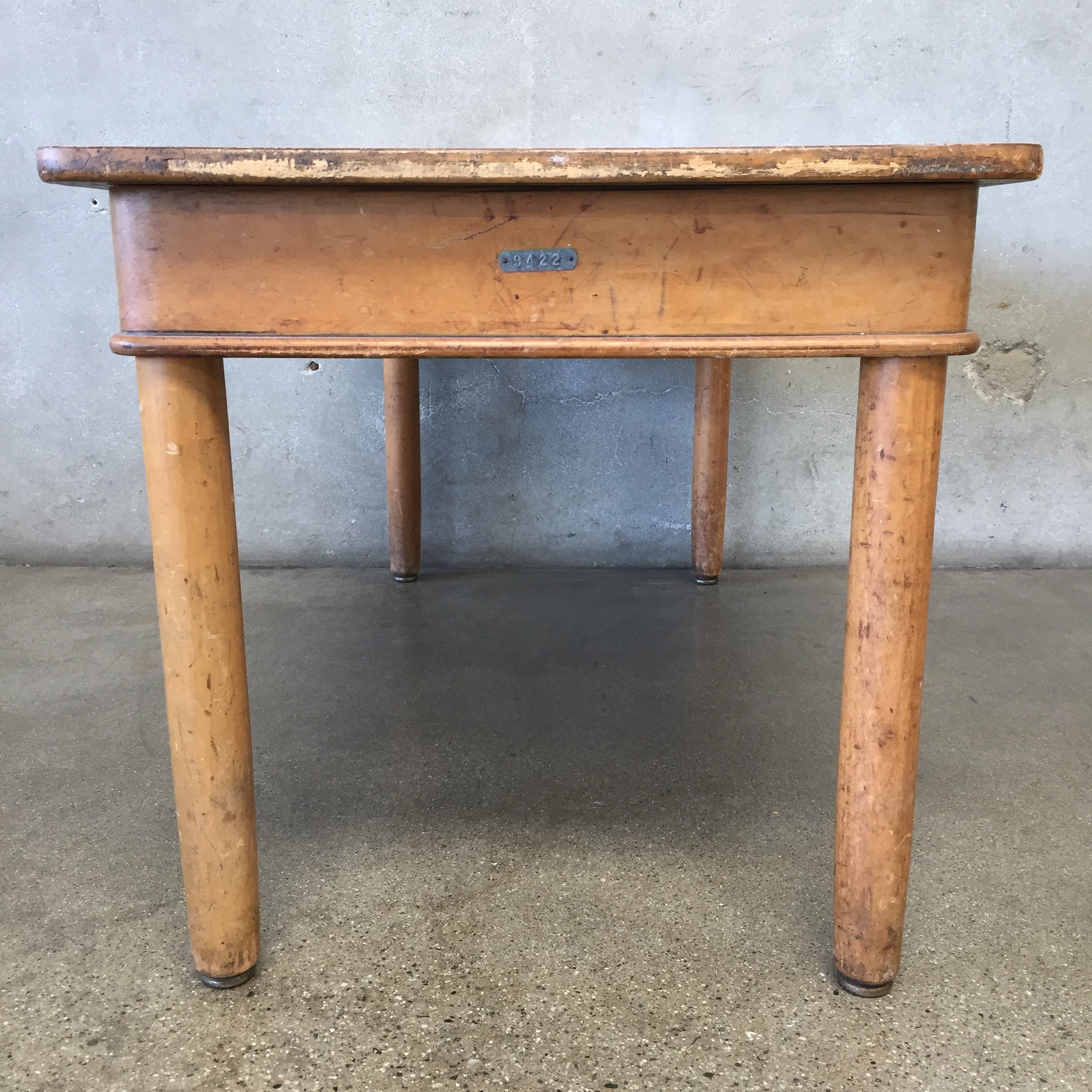 vintage childrens school desk