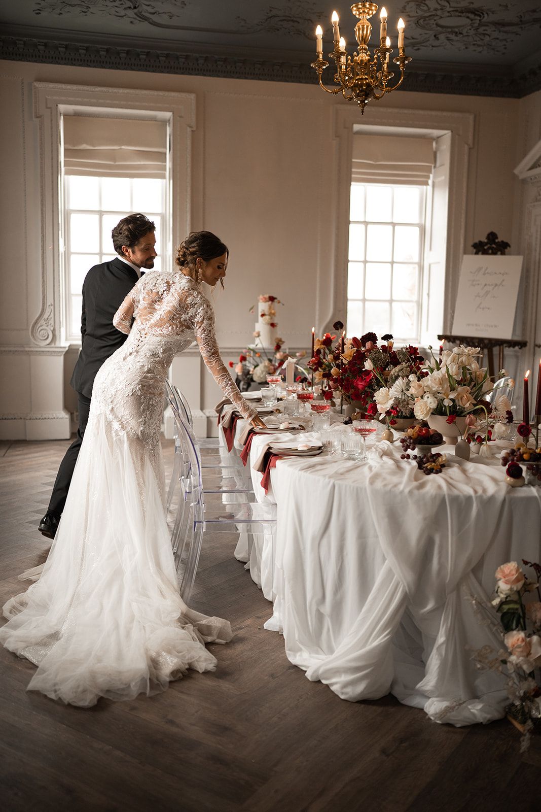 What a Host Home: Gauze Wedding Table Textile