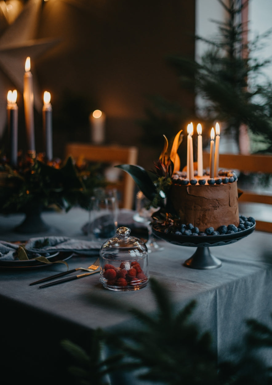 Christmas Blue Tablescape from What a Host Home