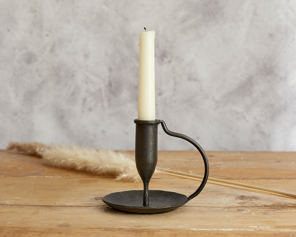 What a Host Home: Black Rustic Candle Holder