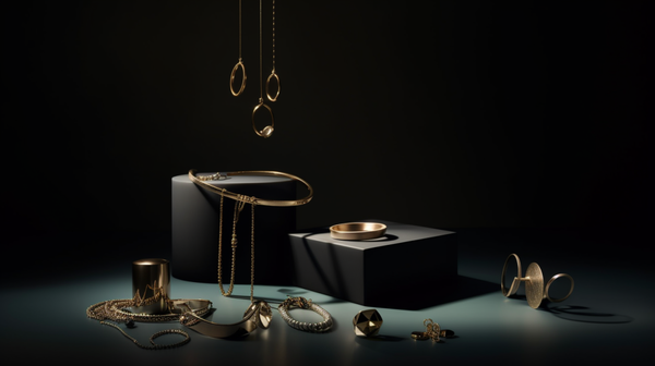 An assortment of contemporary jewellery pieces showcasing diverse styles and techniques by various artist-jewellers.
