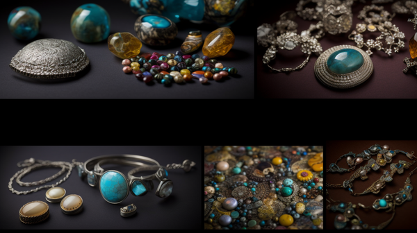 A collage of diverse contemporary jewellery pieces showcasing the evolution and diversity in modern jewellery design.