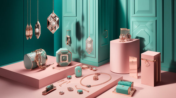 A photo depicting a selection of jewelry pieces from Tiffany & Co. that could potentially be set with the Argyle Pink™ Diamonds